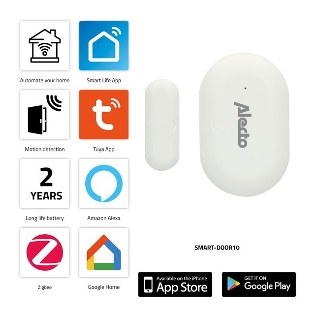 Alecto Alecto Smart Zigbee Raam- en Deursensor - Wit