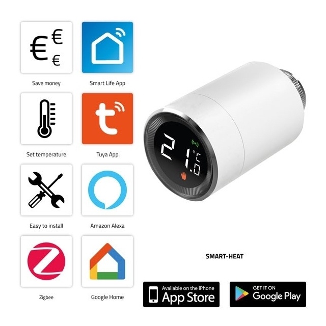 Alecto Alecto Smart Zigbee Radiator Thermostaat - Wit