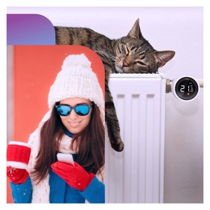 Alecto Alecto Smart Zigbee Radiator Thermostaat - Wit