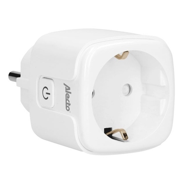 Alecto Alecto Smart WiFi Power Socket met Energiemeter - Wit