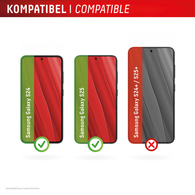 Displex DISPLEX Privacy Glass FC Screenprotector voor Samsung Galaxy S24/S25
