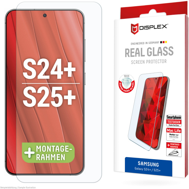Displex DISPLEX Real Glass Screenprotector voor Samsung Galaxy S24+ en S25+