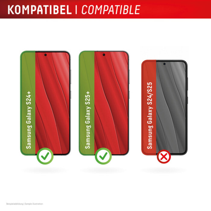Displex DISPLEX Real Glass Screenprotector voor Samsung Galaxy S24+ en S25+