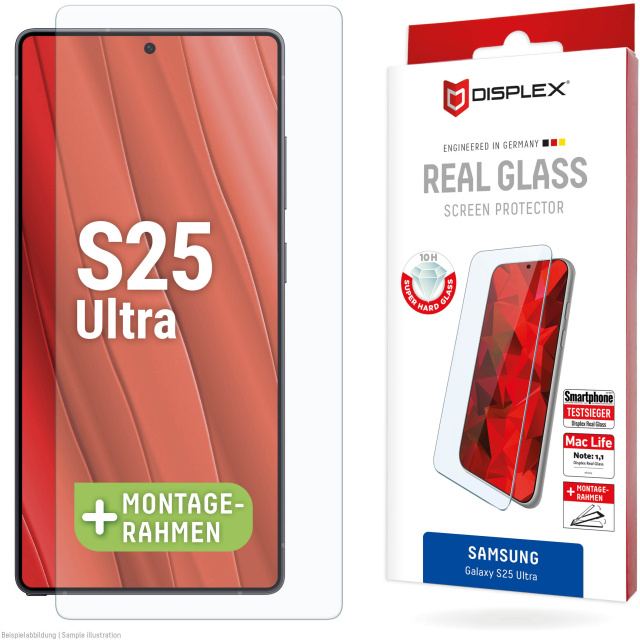 Displex DISPLEX Real Glass Screenprotector voor Samsung Galaxy S25 Ultra