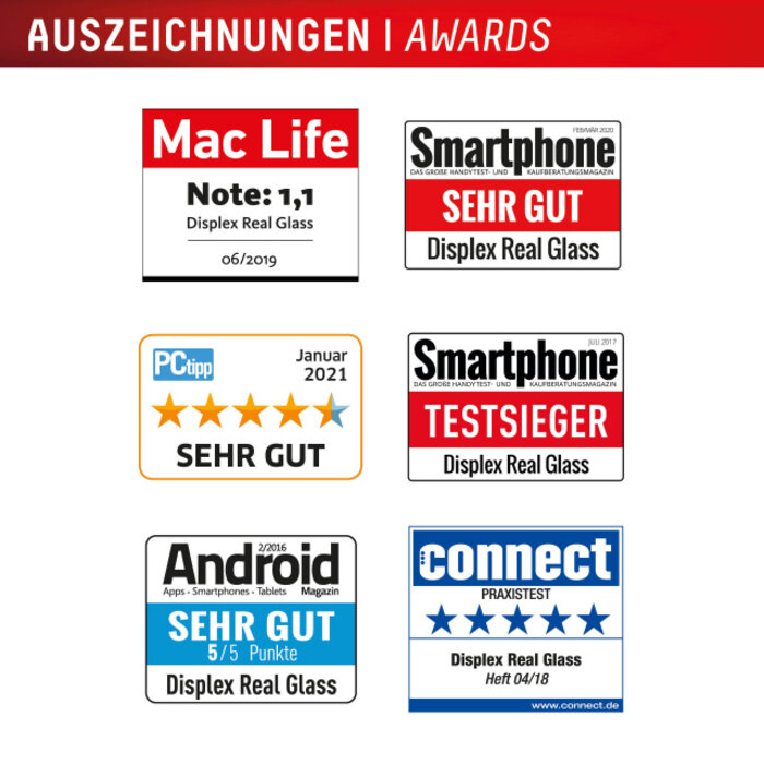 Displex DISPLEX Real Glass Screenprotector voor Samsung Galaxy S25 Ultra
