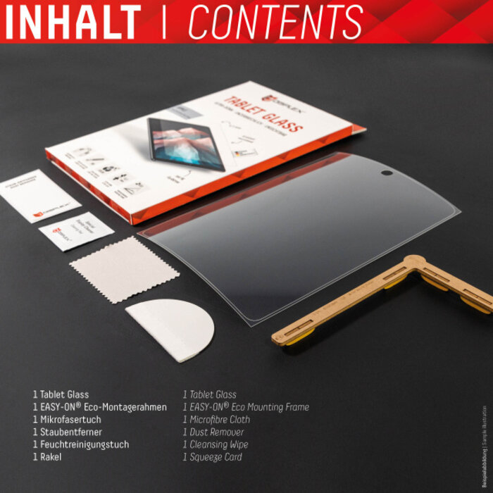 Displex DISPLEX Real Glass Screenprotector voor Apple iPad 10.9 (2022) - 9H Glas