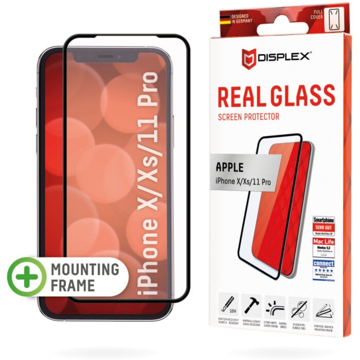 Displex DISPLEX Real Glass FC Screenprotector voor Apple iPhone X/XS/11 Pro