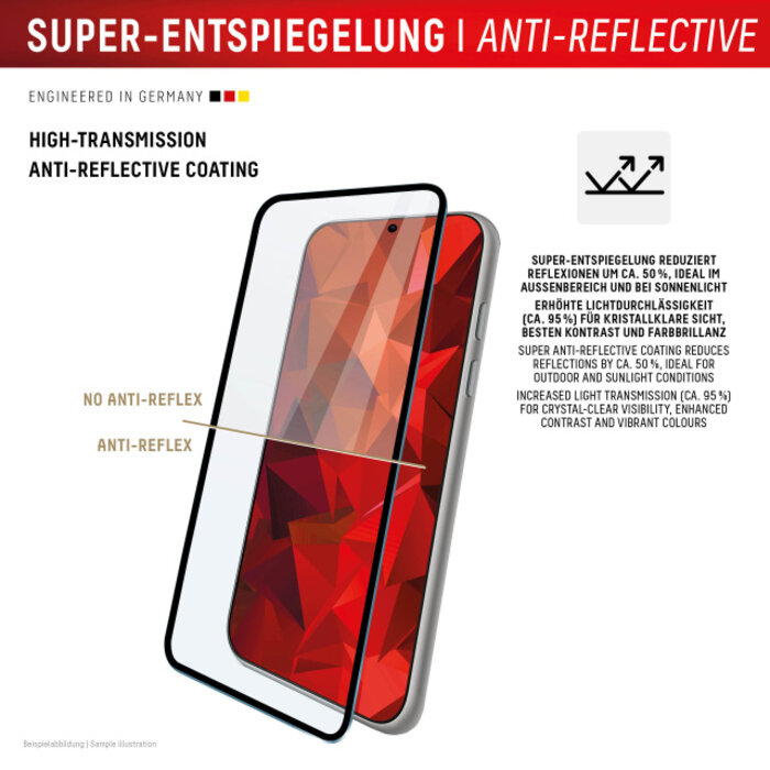 Displex DISPLEX Real Glass FC Screenprotector voor Apple iPhone 16 Pro