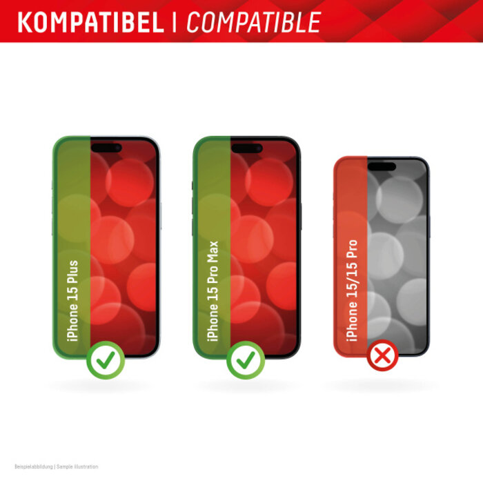 Displex DISPLEX Privacy Glass FC Screenprotector iPhone 15 Plus / 15 Pro Max