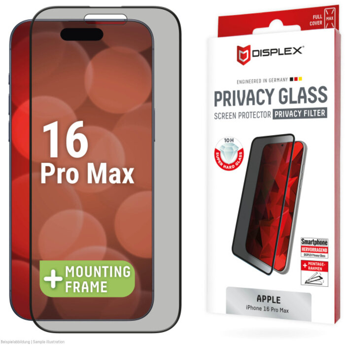 Displex DISPLEX Privacy Glass FC Apple iPhone 16 Pro Max Screenprotector