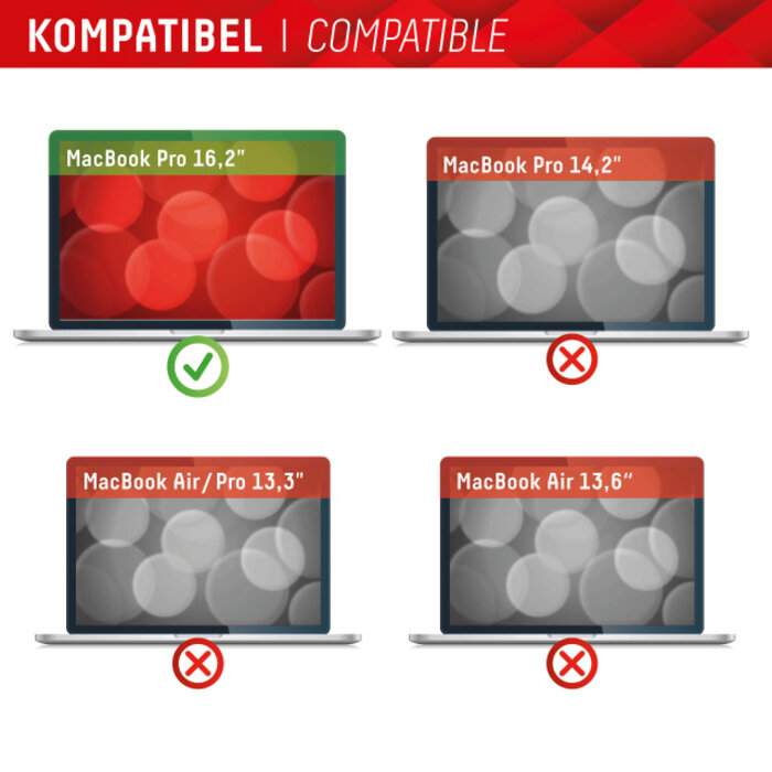 Displex DISPLEX Privacy Safe Magnetic Privacy Filter voor MacBook Pro 16.2"