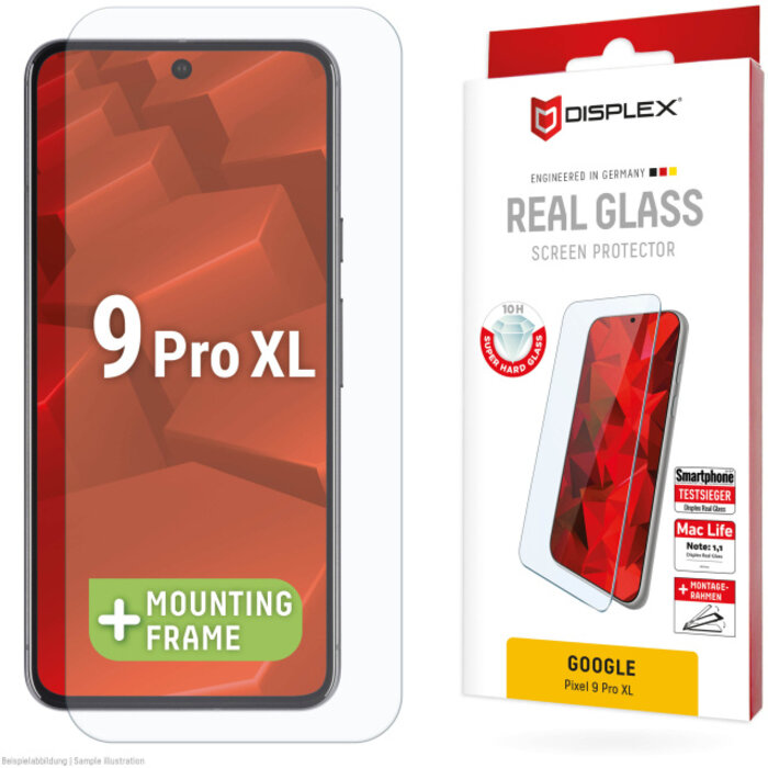 Displex DISPLEX Real Glass Screenprotector voor Google Pixel 9 Pro XL - 10H Glas