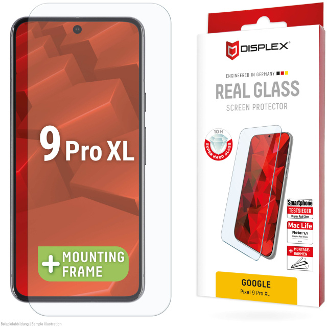 Displex DISPLEX Real Glass Screenprotector voor Google Pixel 9 Pro XL - 10H Glas