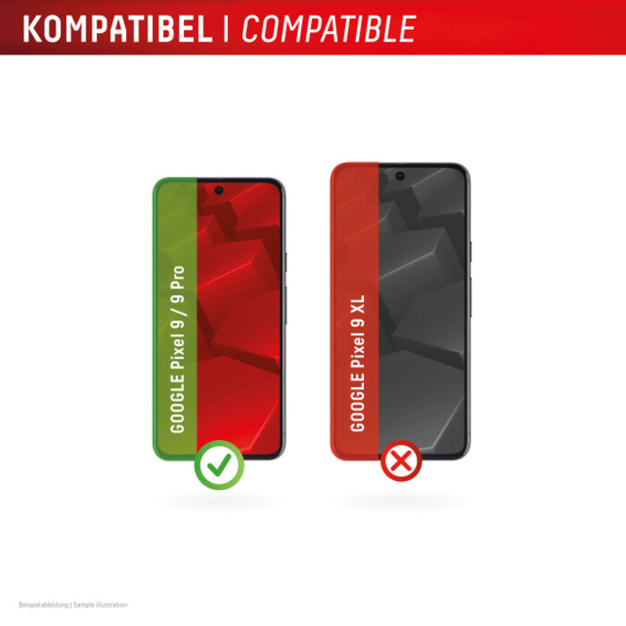 Displex DISPLEX Real Glass Screenprotector voor Google Pixel 9 / 9 Pro - 10H Glas