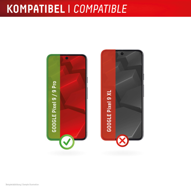 Displex DISPLEX Real Glass Screenprotector voor Google Pixel 9 / 9 Pro - 10H Glas