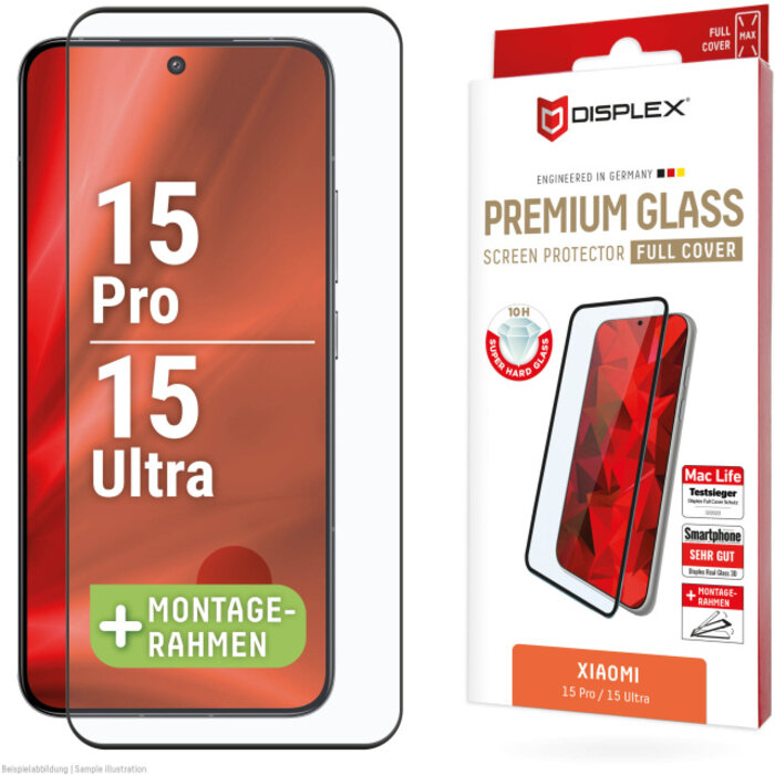 Displex DISPLEX Premium Glass 3D Screenprotector voor Xiaomi 15 Pro/15 Ultra