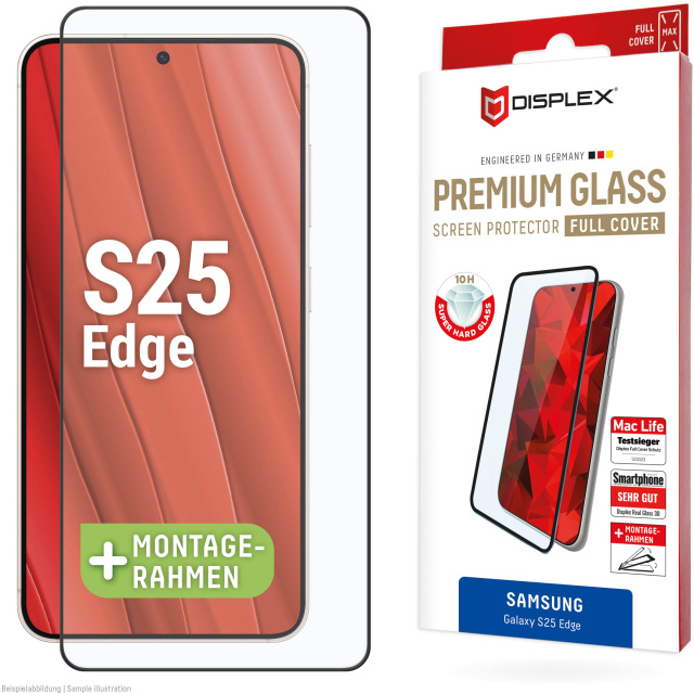 Displex DISPLEX Premium Glass FC Screenprotector voor Samsung Galaxy S25 Edge