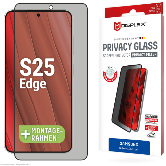 Displex DISPLEX Privacy Glass FC Screenprotector Samsung Galaxy S25 Edge 5G
