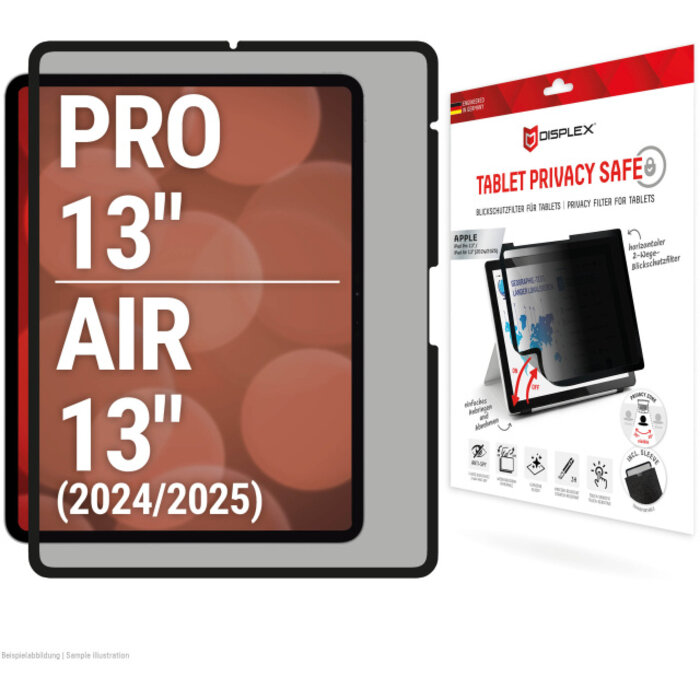 Displex DISPLEX Privacy Safe Screenprotector iPad Air 13 (2024) / Pro 13 (2024/2025)