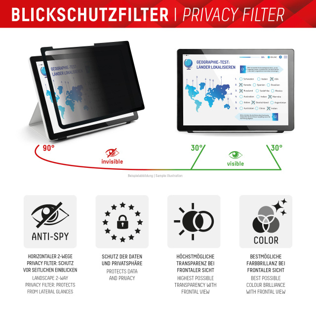 Displex DISPLEX Privacy Safe Screenprotector iPad Air 13 (2024) / Pro 13 (2024/2025)