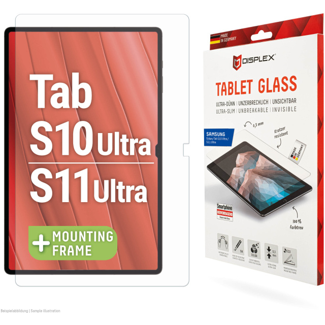 Displex DISPLEX Tempered Glass Screenprotector voor Samsung Galaxy Tab S10 Ultra