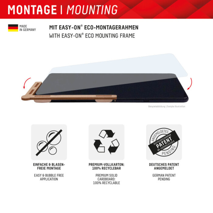 Displex DISPLEX Tempered Glass Screenprotector voor Samsung Galaxy Tab S10+