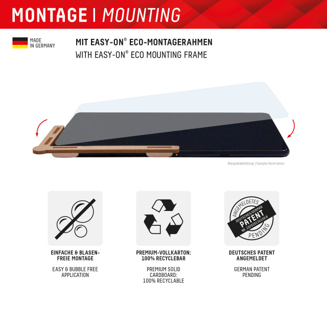 Displex DISPLEX Tempered Glass Screenprotector voor Samsung Galaxy Tab S10+