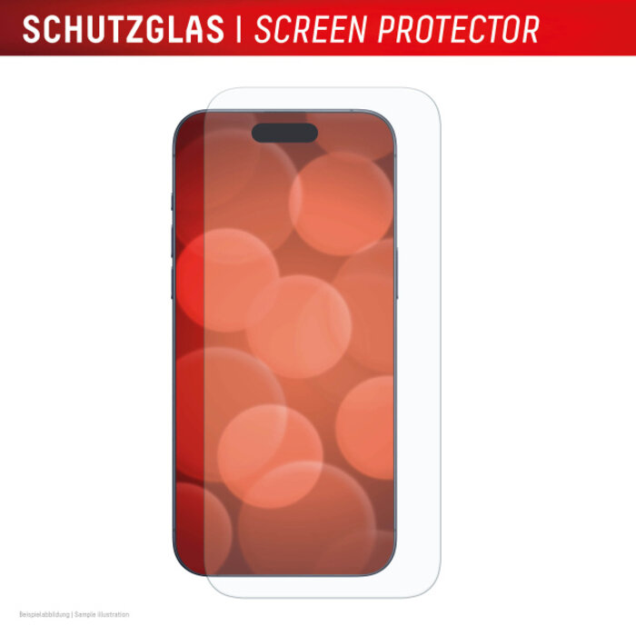 Displex DISPLEX Real Glass Screenprotector voor Apple iPhone 16 Pro Max (10H)