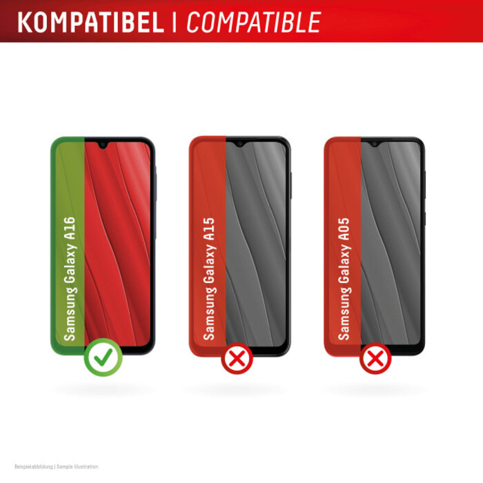 Displex DISPLEX Real Glass Screenprotector voor Samsung Galaxy A16 (5G) - 10H Glas