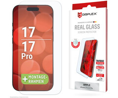 Displex DISPLEX Real Glass Screenprotector voor iPhone 17 & 17 Pro - 10H
