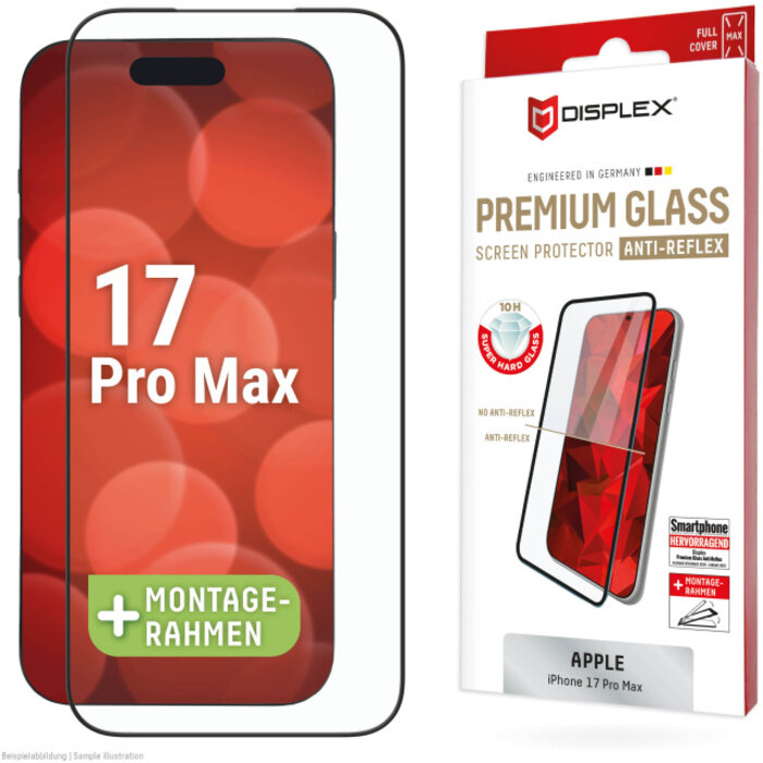 Displex DISPLEX Premium Glass Full Cover Anti-Reflex iPhone 17 Pro Max