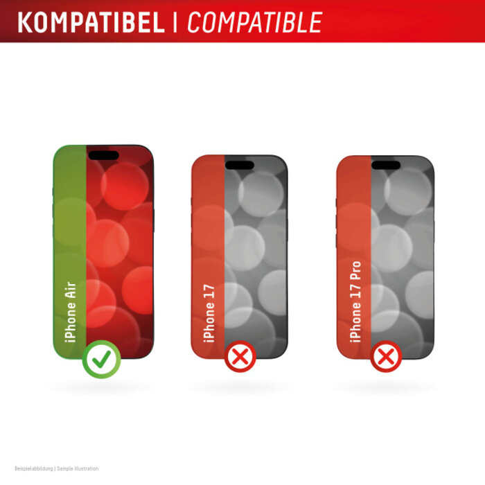 Displex DISPLEX Real Glass FC Screenprotector voor iPhone Air - 10H Gehard Glas