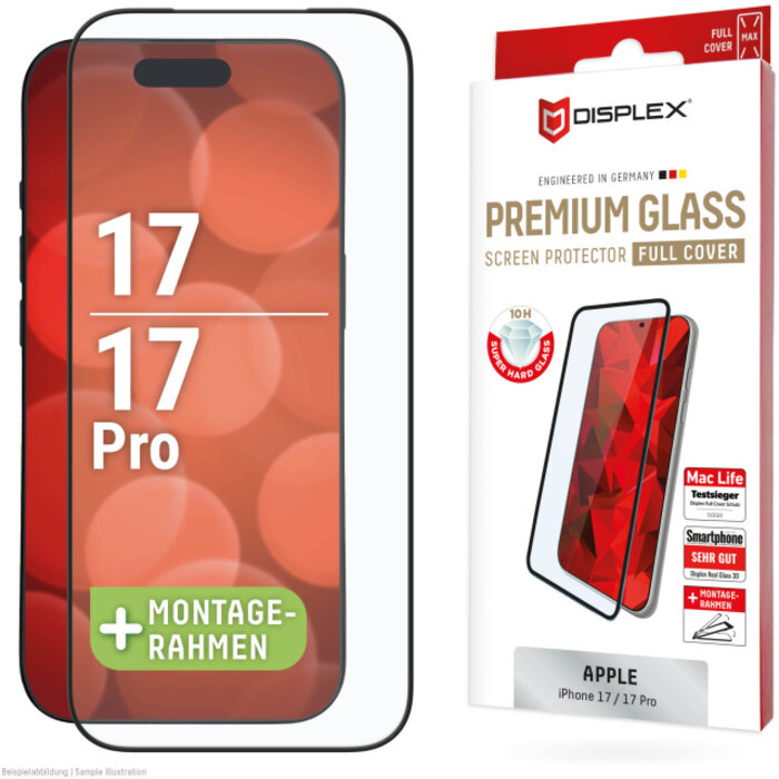Displex DISPLEX Premium Glass Full Cover Anti-Reflex iPhone 17 / 17 Pro