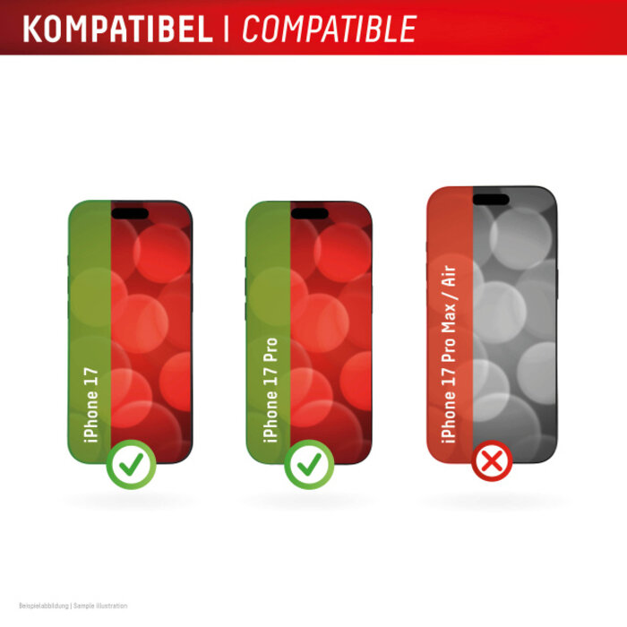 Displex DISPLEX Premium Glass Full Cover Anti-Reflex iPhone 17 / 17 Pro