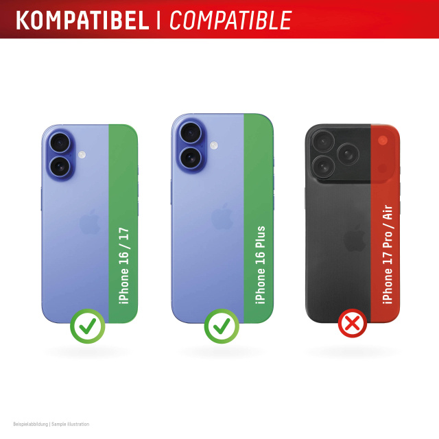 Displex DISPLEX CamGlass All-In-One Cameralens Beschermer - iPhone 16/16 Plus/17 (2-pack)