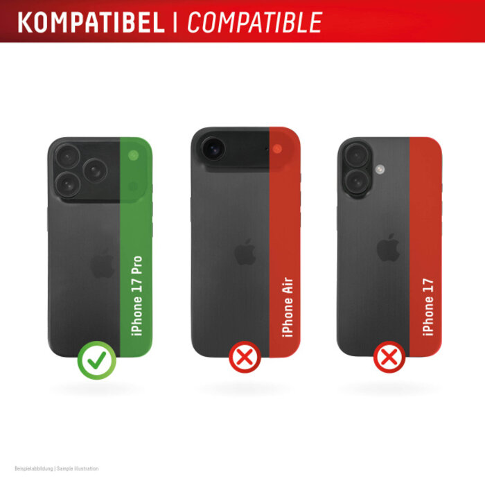 Displex DISPLEX CamGlass All-In-One iPhone 17 Pro Cameralensbeschermer (2-pack)