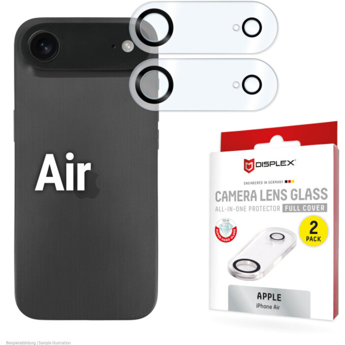 Displex DISPLEX CamGlass All-In-One Camera Protector iPhone Air (2-Pack)
