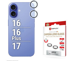 Displex DISPLEX CamGlass Single Lens Camerabescherming iPhone 16/16 Plus/17