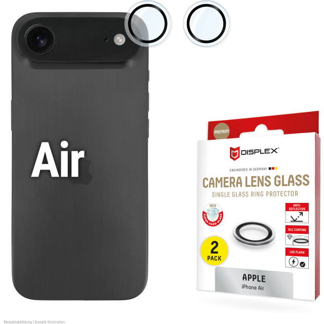 Displex DISPLEX CamGlass Single Lens Camera Protector voor iPhone Air (10H)