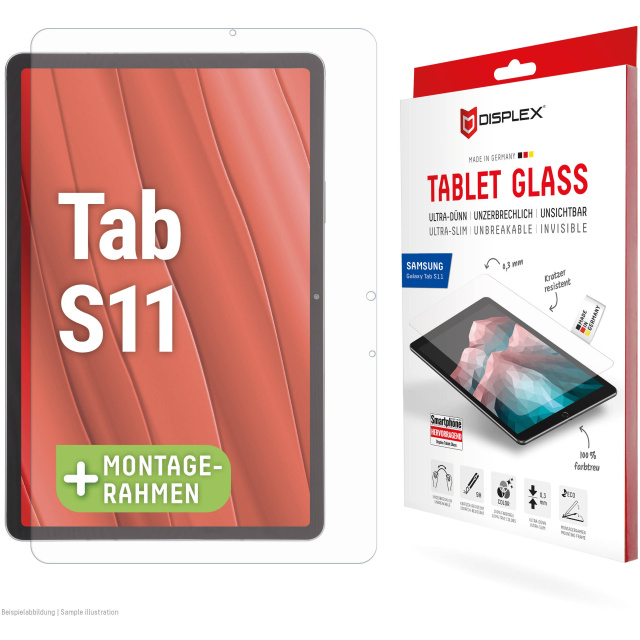 Displex DISPLEX Tempered Glass Screenprotector voor Samsung Galaxy Tab S11
