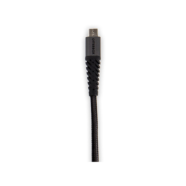 Otterbox OtterBox Nylon Braided Micro-USB Kabel - 2 meter - Zwart