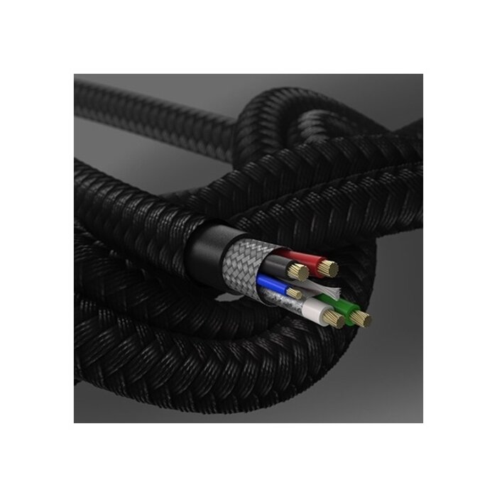 Otterbox OtterBox Nylon Braided USB-C naar USB-C Kabel 2m - Zwart