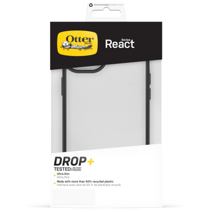 Otterbox OtterBox React Series Case voor Apple iPhone 14 Plus / 15 Plus - Clear/Black