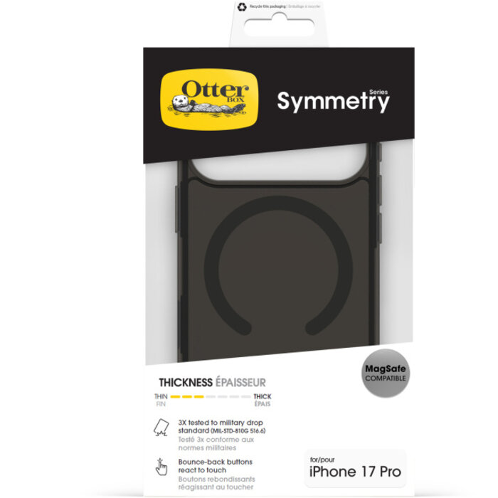 Otterbox OtterBox Symmetry+ Case Apple iPhone 17 Pro Black