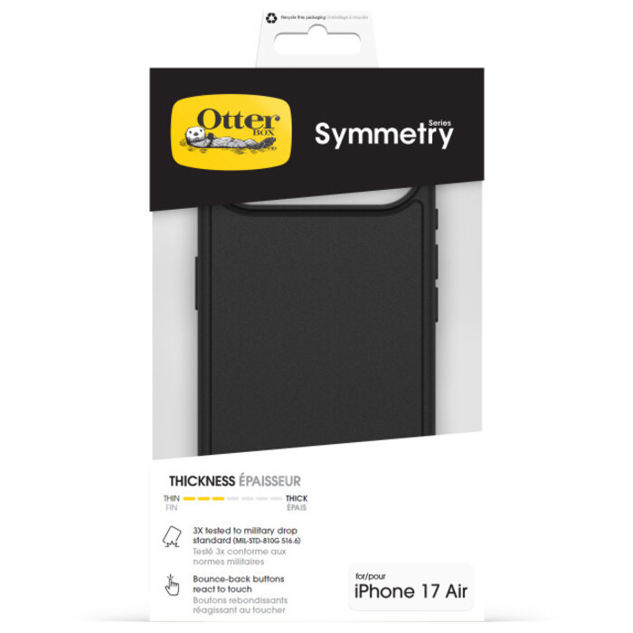 Otterbox OtterBox Symmetry+ Case voor Apple iPhone Air - Zwart