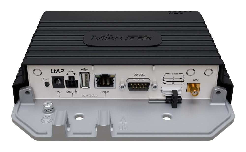 Mikrotik MikroTik LtAP LTE7 kit - Robuust LTE Access Point met GPS & 3 SIM-sloten