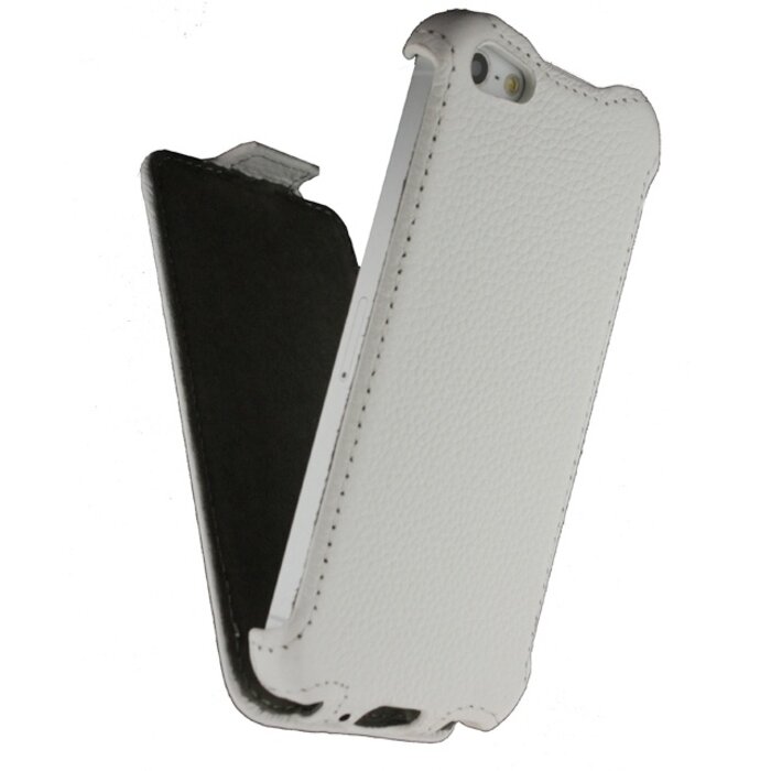 Mobilize Mobilize Slim Flip Case voor Apple iPhone 5/5S/SE (2016) - Wit