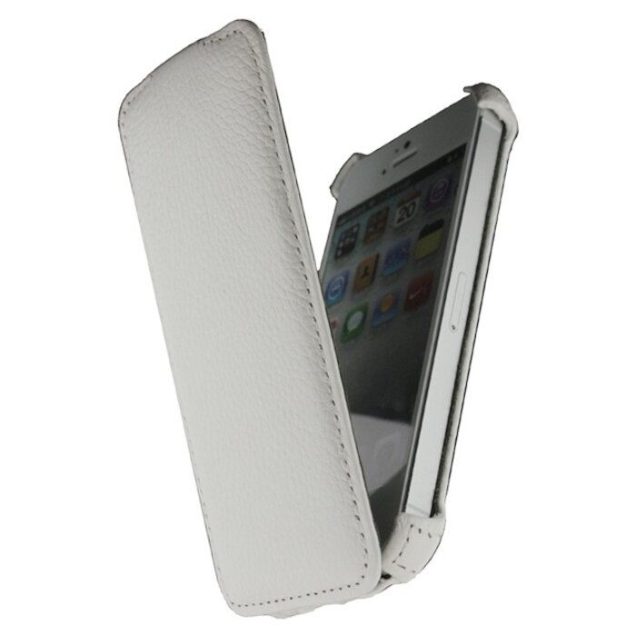 Mobilize Mobilize Slim Flip Case voor Apple iPhone 5/5S/SE (2016) - Wit