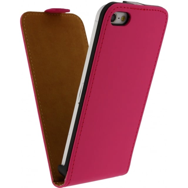 Mobilize Mobilize Ultra Slim Flip Case voor Apple iPhone 5/5S/SE - Fuchsia