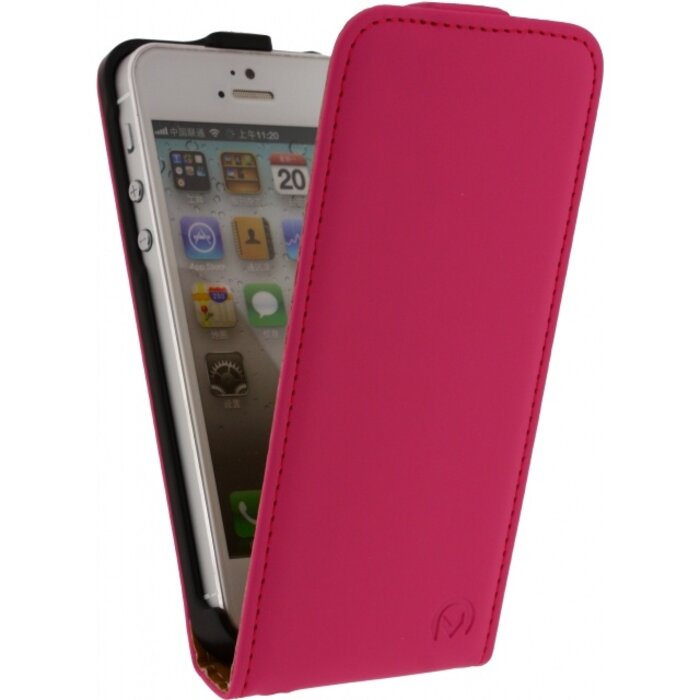 Mobilize Mobilize Ultra Slim Flip Case voor Apple iPhone 5/5S/SE - Fuchsia